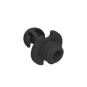 PC-M2H Standard Clip - Self Tapping Male Heavy Duty (Black)